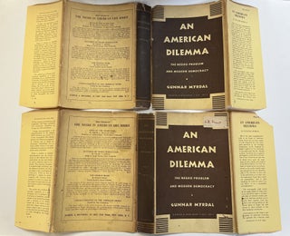AN AMERICAN DILEMMA: THE NEGRO PROBLEM AND MODERN DEMOCRACY [TWO VOLUMES]