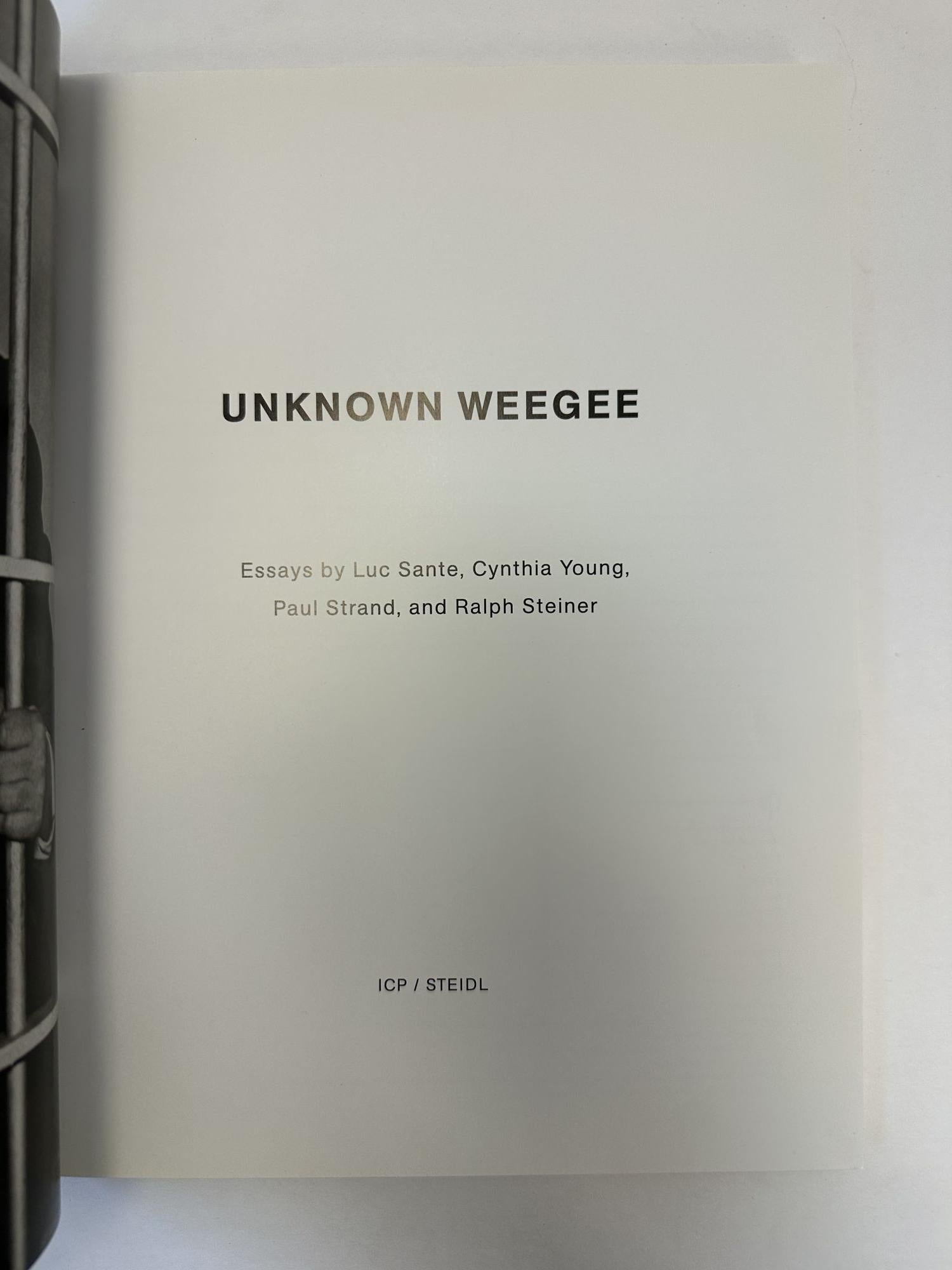 UNKNOWN WEEGEE INSCRIBED by Luc Sante, Cynthia Young, Paul Strand, Ralph  Steiner