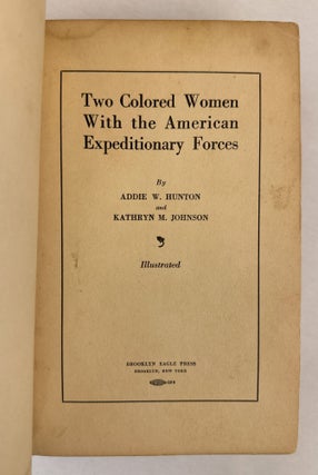 TWO COLORED WOMEN WITH THE AMERICAN EXPEDITIONARY FORCES