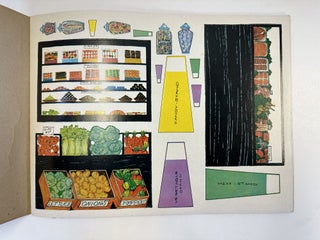 OLD FASHIONED CUT-OUT GROCERY STORE BOOK