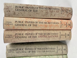 PUBLIC PAPERS OF THE SECRETARIES-GENERAL OF THE UNITED NATIONS [Eight Volumes]