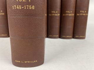 THE WRITINGS OF GEORGE WASHINGTON FROM THE ORIGINAL MANUSCRIPT SOURCES 1745 - 1799 [Vols. 1-10, 12-39] [Association Copy]