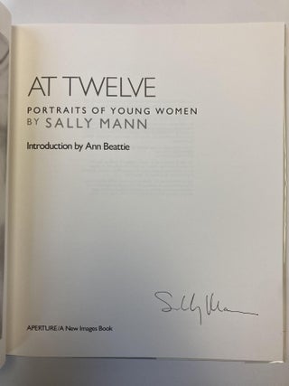 AT TWELVE: PORTRAITS OF YOUNG WOMEN [SIGNED]