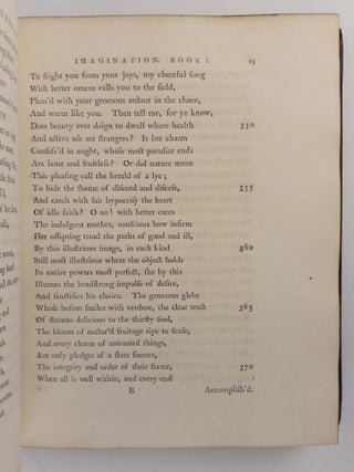 THE POEMS OF MARK AKENSIDE, M.D.