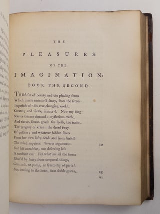 THE POEMS OF MARK AKENSIDE, M.D.