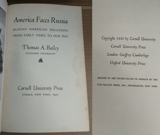 AMERICA FACES RUSSIA : RUSSIAN-AMERICAN RELATIONS FROM EARLY TIMES TO OUR DAY