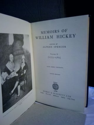 Memoirs of William Hickey (3 Volumes)