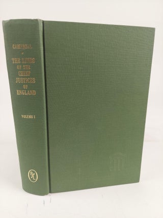 THE LIVES OF THE CHIEF JUSTICES OF ENGLAND. FROM THE NORMAN CONQUEST TILL THE DEATH OF LORD TENTERDEN [3 VOLUMES]