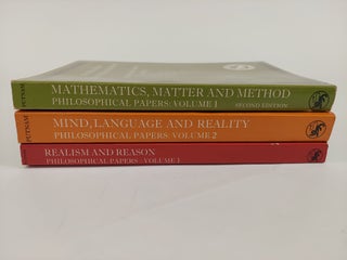 1364013 PHILOSOPHICAL PAPERS: MATHEMATICS, MATTER AND METHOD; MIND, LANGUAGE AND REALITY; REALISM...