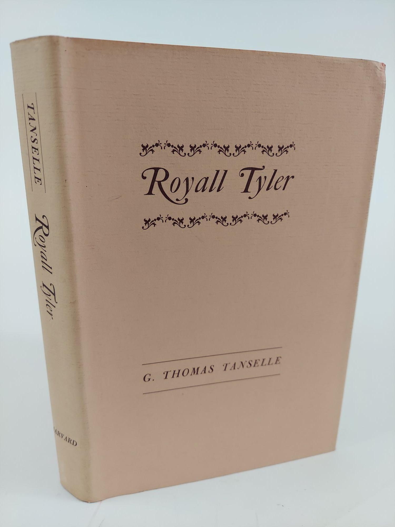 ROYALL TYLER | G. Thomas Tanselle