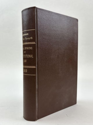 1364421 CASES AND OPINIONS ON CONSITUTIONAL LAW, AND VARIOUS POINTS OF ENGLISH JURISPRUDENCE....