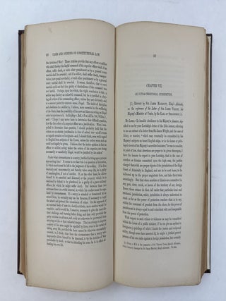 CASES AND OPINIONS ON CONSITUTIONAL LAW, AND VARIOUS POINTS OF ENGLISH JURISPRUDENCE.