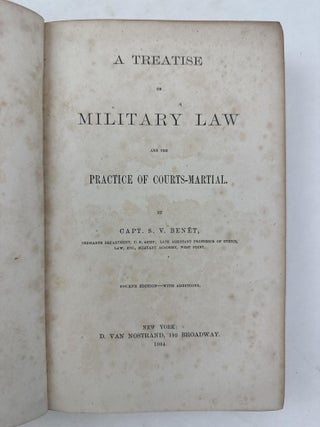 A TREATISE ON MILITARY LAW AND THE PRACTICE OF COURTS-MARTIAL.