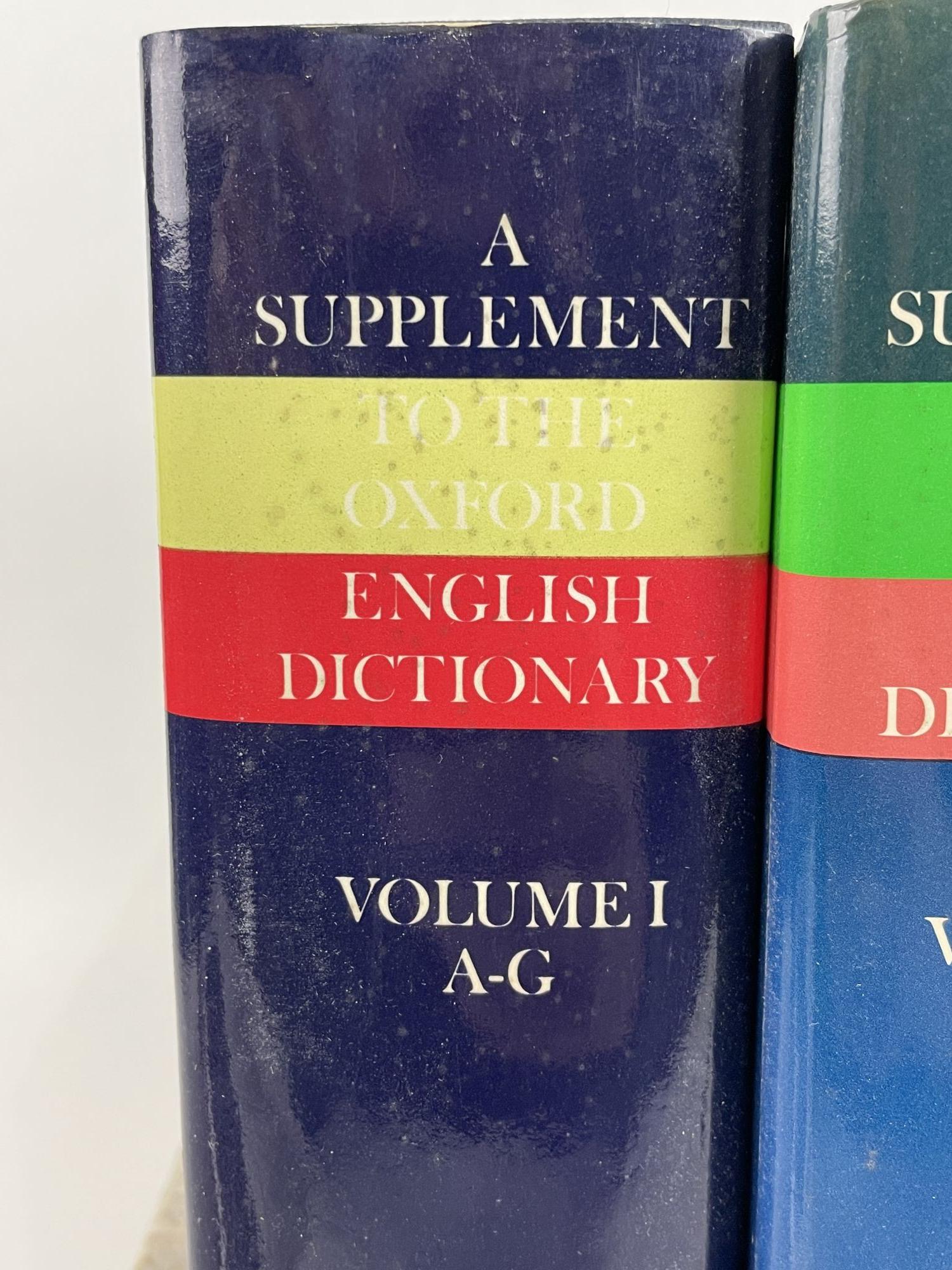 A SUPPLEMENT TO THE OXFORD ENGLISH DICTIONARY Four Volumes, Complete by R.  W. Burchfield