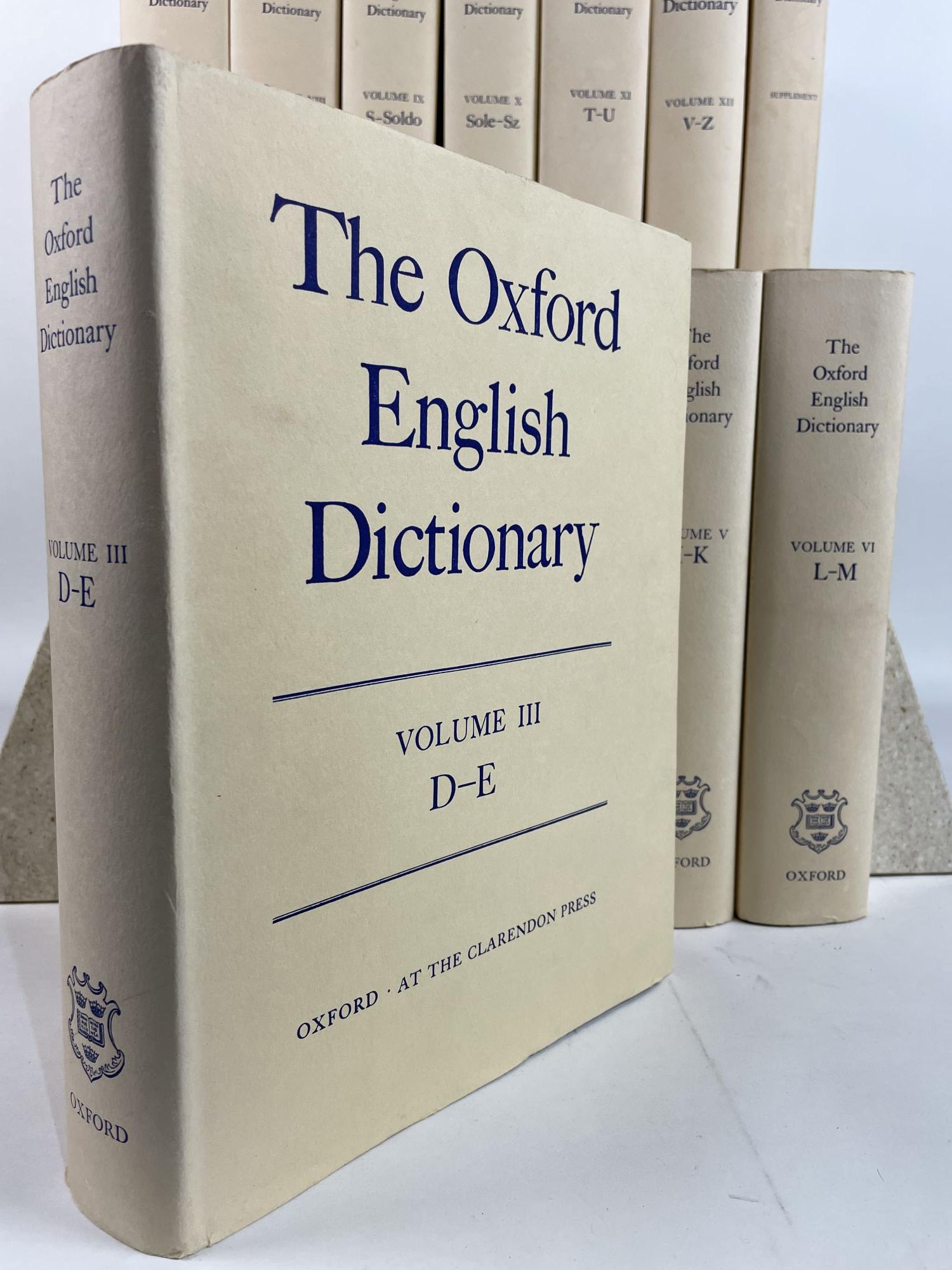 The Oxford English Dictionary12巻＋4巻　2/2本