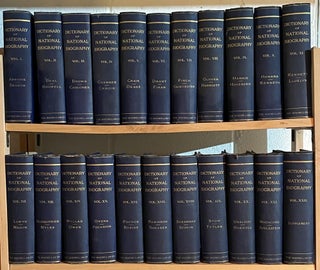1364709 DICTIONARY OF NATIONAL BIOGRAPHY [22 Volumes, Complete]. Leslie Stephen, Sidney Lee