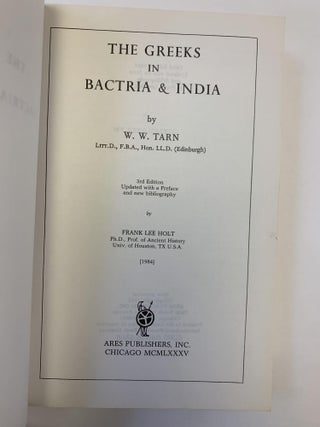 THE GREEKS IN BACTRIA AND INDIA