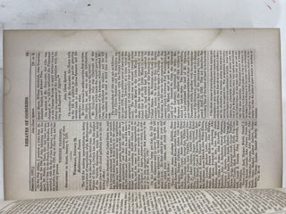 ABRIDGMENT OF THE DEBATES OF CONGRESS, FROM 1789 TO 1856. FROM GALES AND SEATON'S ANNALS OF CONGRESS; FROM THEIR REGISTER OF DEBATES; AND FROM THE OFFICIAL REPORTED DEBATES, BY JOHN C. RIVES [Vols. I - VI, of XVI]