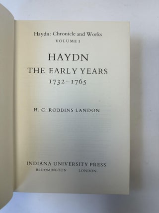 HAYDN: CHRONICLE AND WORKS [FIVE VOLUMES]