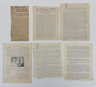 THE WILLIAM AND MAMIE BACKENSTOE AFRICAN MEDICAL MISSIONARY ARCHIVE