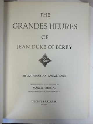 THE GRAND HEURES OF JEAN, DUKE OF BERRY