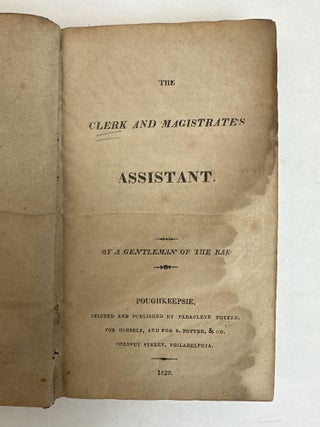THE CLERK AND MAGISTRATE'S ASSISTANT.