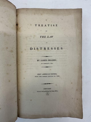 A TREATISE ON THE LAW OF DISTRESSES.