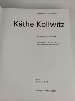 KATHE KOLLWITZ: WERKVERZEICHNIS DER GRAPHIK [2 VOLUMES]
