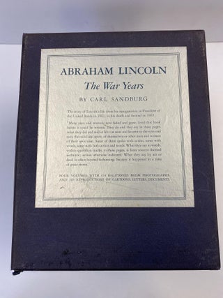 1366023 ABRAHAM LINCOLN: THE WAR YEARS [4 VOLUMES]. Carl Sandburg