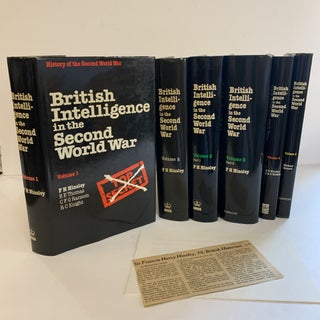 1366237 BRITISH INTELLIGENCE IN THE SECOND WORLD WAR [6 VOLUMES]. F. H. Hinsley, E. E. Thomas, C....