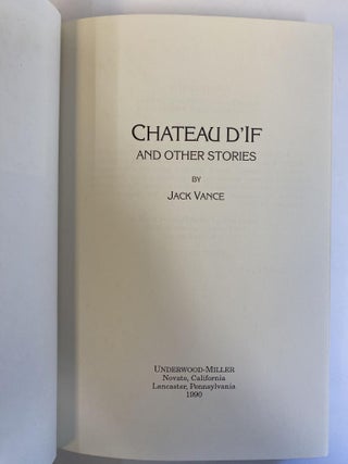 CHATEAU D'IF AND OTHER STORIES