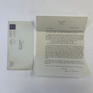 HENRY LOWELL MASON AUTOGRAPHED LETTERS SIGNED [ALS] WITH MUSIC