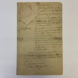 JOHN HANCOCK MILITARY APPOINTMENT SIGNED