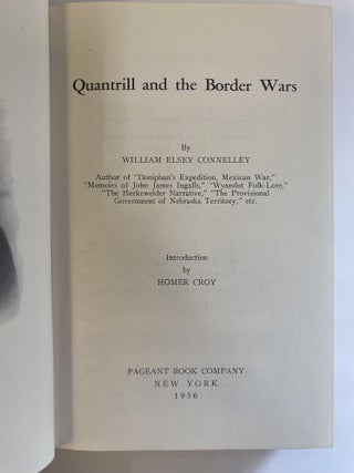 QUANTRILL AND THE BORDER WARS