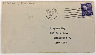 1366772 AUTOGRAPHED INDEX CARDS (x2). Eleanor Roosevelt