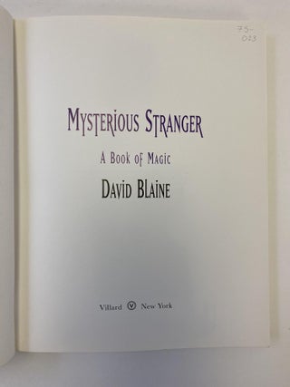 MYSTERIOUS STRANGER: A BOOK OF MAGIC