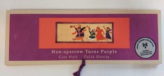 1367178 HEN-SPARROW TURNS PURPLE. Gita Wolf, Pulak Biswas