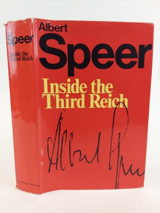 1367368 INSIDE THE THIRD REICH: MEMOIRS BY ALBERT SPEER. Albert Speer, Clara Winston, Richard...