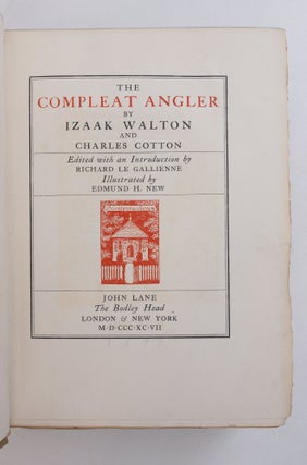 THE COMPLEAT ANGLER [Benjamin Brawley's Copy]