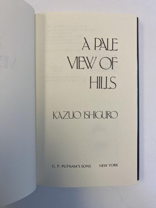 THE PALE VIEW OF HILLS