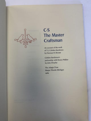 C-S, THE MASTER CRAFTSMAN
