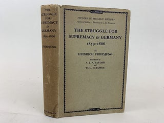 1368163 THE STRUGGLE FOR SUPREMACY IN GERMANY, 1859-1866 (STUDIES IN MODERN HISTORY). Heinrich...