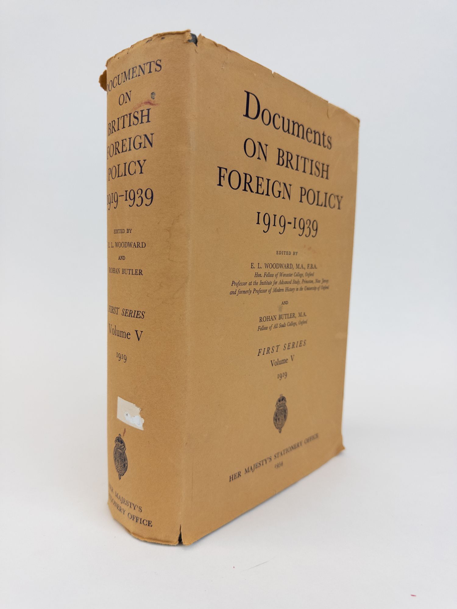 DOCUMENTS ON BRITISH FOREIGN POLICY 1919-1939 VOLUME V: 1919 THIS ...
