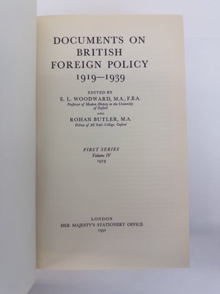 DOCUMENTS ON BRITISH FOREIGN POLICY 1919-1939 VOLUME IV: 1919 [THIS VOLUME ONLY]