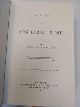 A LIFE OF GEN. ROBERT E. LEE