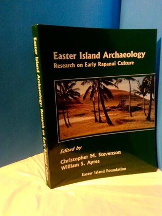 1369578 EASTER ISLAND ARCHAEOLOGY: RESEARCH ON EASTER RAPANUI CULTURE. Christopher M. Stevenson,...