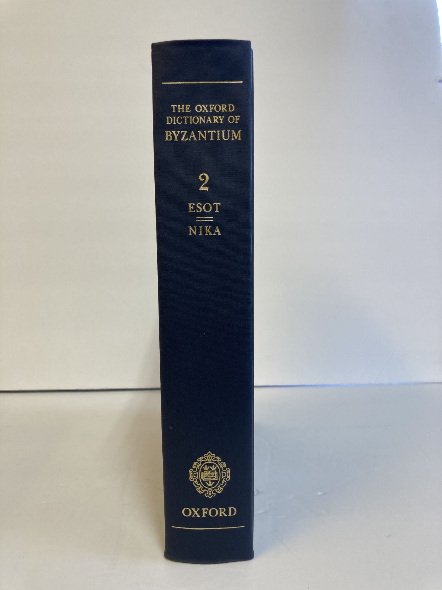 THE OXFORD DICTIONARY OF BYZANTIUM Three volumes by Alexander P. Kazhdan,  Alice-Mary Talbot, Anthony Cutler, Timothy E. Gregory, Nancy P. Ševčenko,  in 