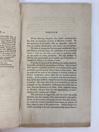 A SERMON, ON THE IDOLATRY OF THE HINDOOS, DELIVERED NOV. 29, 1816 AT THE ANNUAL MEETING, OF THE FEMALE FOREIGN MISSION SOCIETY, OF FRANKLIN, CONNECTICUT