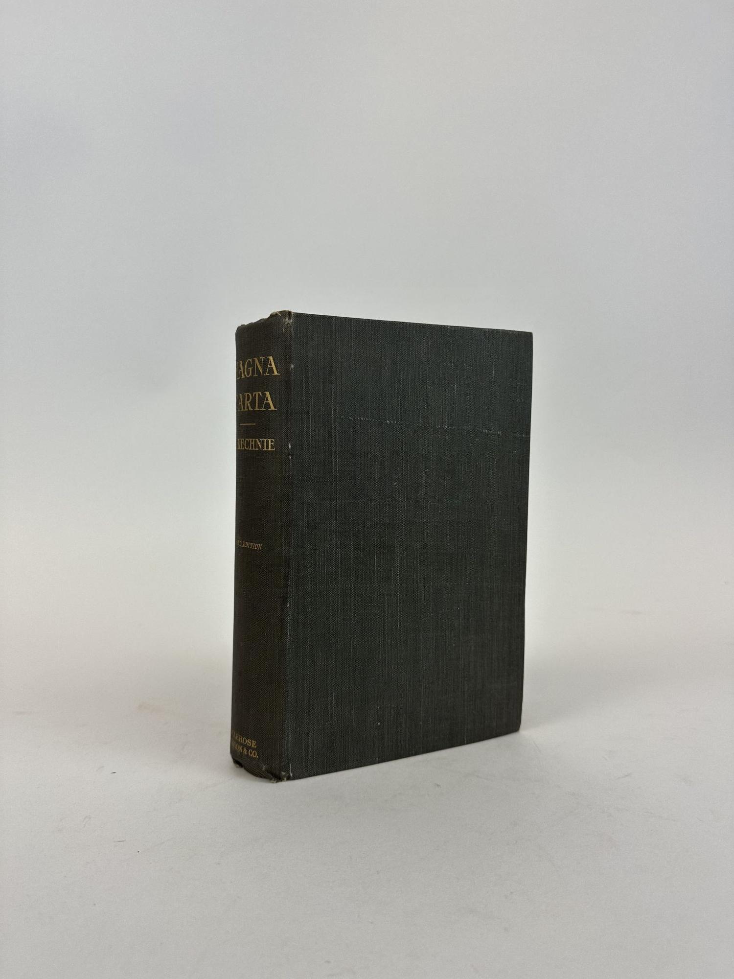 MAGNA CARTA: A COMMENTARY ON THE GREAT CHARTER OF KING JOHN | William ...