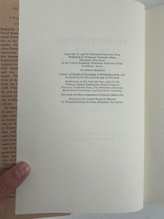PRINCETONIANS: A BIOGRAPHICAL DICTIONARY